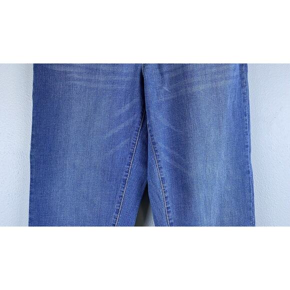 Blank NYC Size 28 Denim Womens Pull On Jogger Distressed Whiskering - Picture 4 of 10